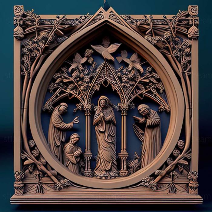 3D модель Англиканская церковь (STL)
